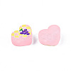Autumn Theme Transparent Printed Acrylic Beads MACR-S373-124-H09-4