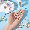 360Pcs 12 Colors Imitation Jade Acrylic Beads MACR-TA0001-71-5
