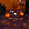 Halloween Spider & Spider Web Polyester Gauze Fabric AJEW-WH0314-677A-4