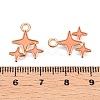Alloy Enamel Pendants X1-ENAM-T020-38B-RS-3
