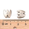 Letter Slider Beads for Watch Band Bracelet Making X-ALRI-O012-W-NR-3