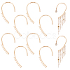 8Pcs Brass Ear Cuff Findings KK-UN0001-54-1
