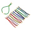 Nylon Twisted Cord Bracelet Making MAK-M025-1