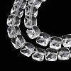 Transparent Glass Beads Strands X-GLAA-L050-A18-3