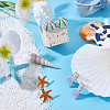 3 Pairs Alloy Enamel Stud Earrings EJEW-WH0012-184-4