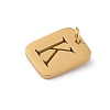 304 Stainless Steel Charms LS-STAS-R001-01G-K-2