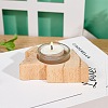 Natural Wood Candle Holder WOOD-PH0001-07-4