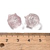Transparent Glass Beads GLAA-D025-05E-3
