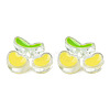 Transparent Acrylic Enamel Beads TACR-N012-006G-2