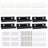 12 Sets 2 Colors Acrylic Vinyl Record Wall Holder AJEW-FG0003-21-1