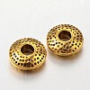 Tibetan Style Alloy Spacer Beads TIBEB-R011-AG-LF-2