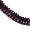 Natural Ruby Beads Strands G-P553-F01-03-5