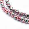 Electroplate Non-magnetic Synthetic Hematite Beads Strands X-G-L486-C-02-2