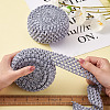 2 Rolls 2 Sizes Polyester Elastic Ribbon EW-TA0001-02H-6