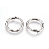 Tarnish Resistant 304 Stainless Steel Saw Cut Open Jump Rings STAS-P212-25P-19-3