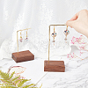 Fingerinspire 2 Pcs 2 Styles Iron Earring Display Stands EDIS-FG0001-35-3