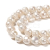 Natural Cultured Freshwater Pearl Beads Strands X-PEAR-L001-G-14-3