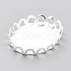 304 Stainless Steel Cabochon Settings STAS-Y001-10S-4