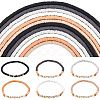 6 Colors Flat Round Handmade Polymer Clay Beads CLAY-PH0001-40B-02-1