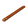 Faux Suede Snap Cord Bracelet LS-BJEW-F428-07-2