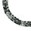 Natural Moss Agate Beads Strands X-G-A129-3mm-01-5