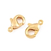 SHEGRACE Brass Lobster Claw Clasps XGR0009G-03G-2