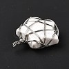Natural Howlite Pendants G-D458-07P-01-RS-6
