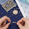 120Pcs 2 Colors 201 Stainless Steel Beads STAS-SP0002-12-3