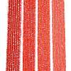 Electroplate Glass Beads Strands EGLA-A044-P3mm-B21-2
