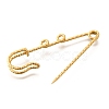 304 Stainless Steel Safety Pins Brooch Findings STAS-K252-11A-G-2