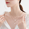 2Pcs Iron Matching Butterfly Pendant Necklaces for Mother Daughter Friends JN1034A-1-6