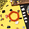 Halloween Theme Alloy Enamel Pendants FIND-SP0004-37-5