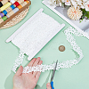 10Yards Polyester Flower Lace Trim Ribbons OCOR-MA0001-72-3