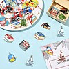 20Pcs 10 Styles Alloy Enamel Pendants ENAM-YW0009-32-5