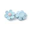 Opaque Resin Cabochons RESI-WH0026-75B-10-1