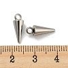 Non-Tarnish Rack Plating 201 Stainless Steel Charms STAS-S119-110P-3