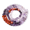 Natural & Synthetic Mixed Gemstone Beads Strands G-D080-A01-01-16-2
