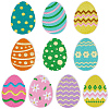 20Pcs 10 Colors Polyamide Clothing Patches PATC-CY0001-61-1