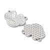 Rhodium Plated 925 Sterling Silver Charms STER-C003-10P-2
