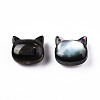 Natural Black Lip Shell Beads X-SSHEL-N032-47-2