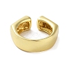 Rack Plating Brass Cuff Rings RJEW-D025-04G-2
