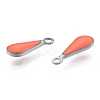 304 Stainless Steel Enamel Charms STAS-N092-178-4