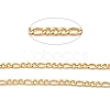 3.28 Feet Ion Plating(IP) 304 Stainless Steel Figaro Chains X-CHS-H007-30G-2