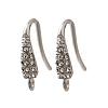 304 Stainless Steel Rhinestone Earring Hooks STAS-D310-01P-01-1