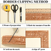 XPE Foam 3D Self-Adhesive Waterproof Wallpaper Border FIND-WH20015-110A-04-4