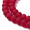 Transparent Glass Beads Strands LS-EGLA-A034-T8mm-MD07-4