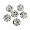 Natural Sesame Jasper Cabochons G-H1596-FR-25mm-14-1