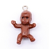 Opaque Plastic Pendants KY-WH0024-12A-1