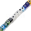 Handmade Evil Eye Lampwork Beads Strands LAMP-G166-16A-2
