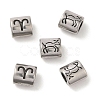 Oval with Constellation 304 Stainless Steel Beads STAS-E215-05AS-05-1